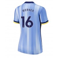 Camiseta Tottenham Hotspur Timo Werner #16 Segunda Equipación Replica 2024-25 para mujer mangas cortas